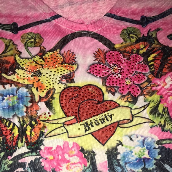 graffic design sweater dress - Picture 3 of 4